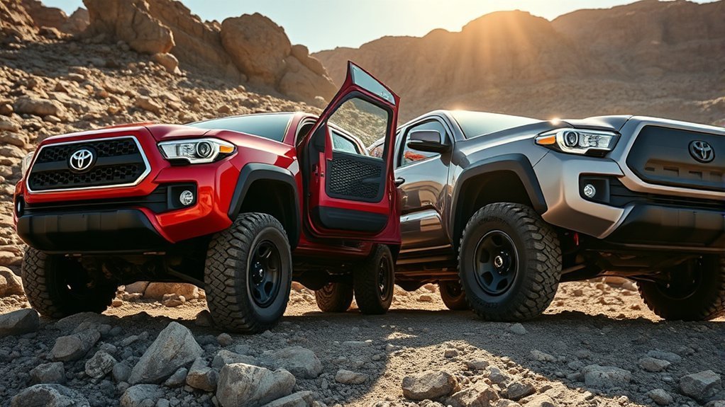 Toyota Tacoma tire quality improving traction, braking, and handling