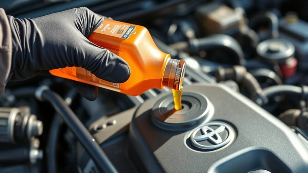 toyota tacoma steering fluid guide