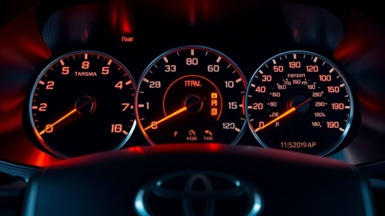 toyota tacoma warning lights