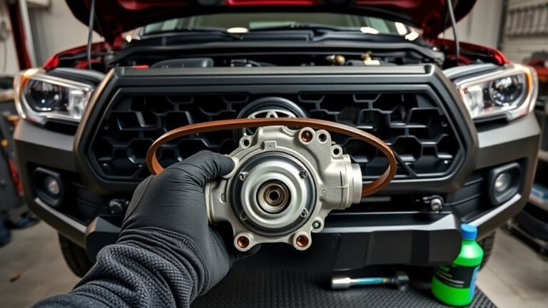 toyota tacoma water pump replacement