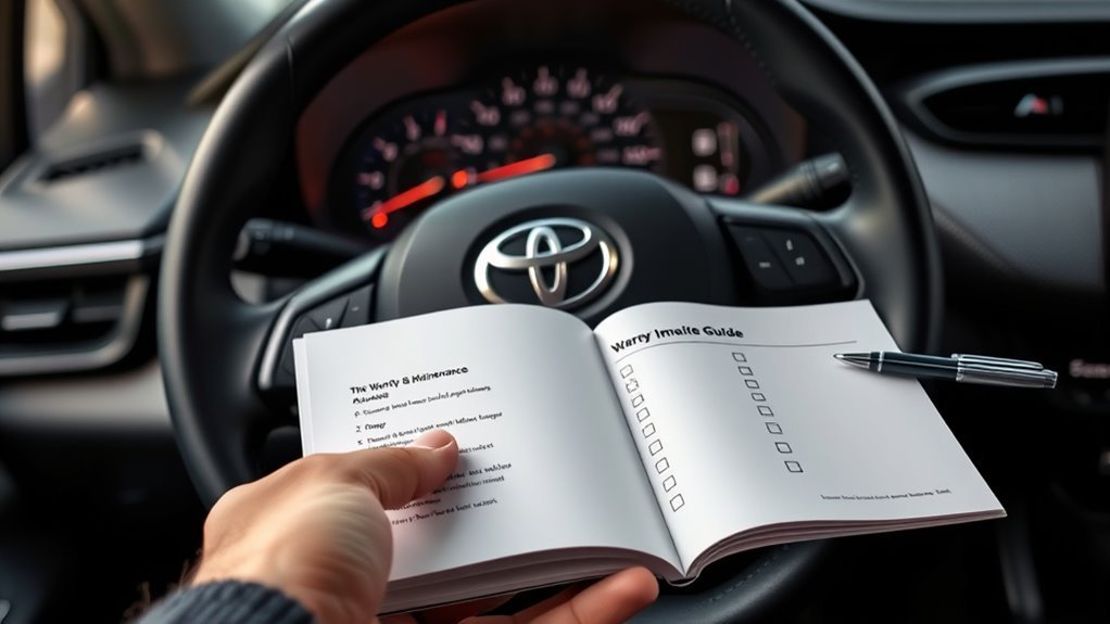 RAV4 owner tracking maintenance records for warranty and resale value