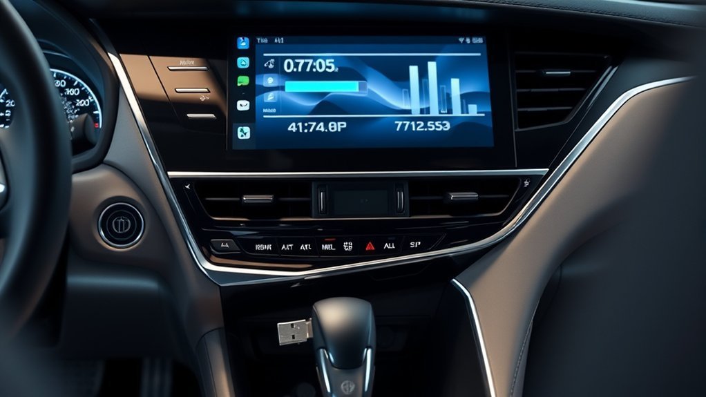 USB drive prepared for Toyota Camry multimedia software update installation