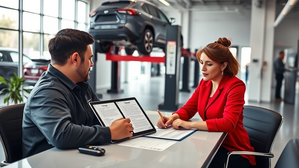 Toyota RAV4 warranty claim and dealer repair process