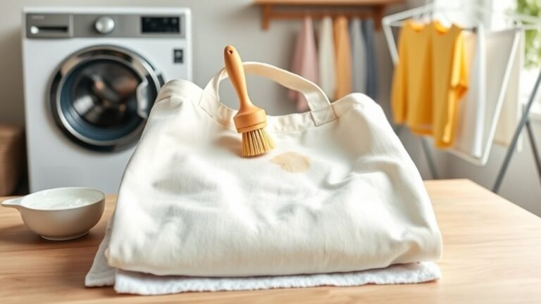 wash canvas tote carefully