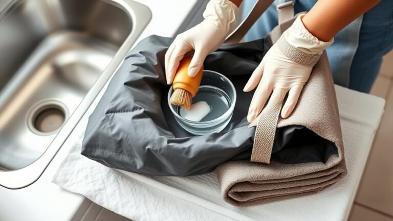 wash nylon bag carefully