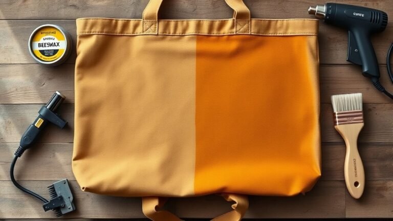 waterproofing canvas bag techniques