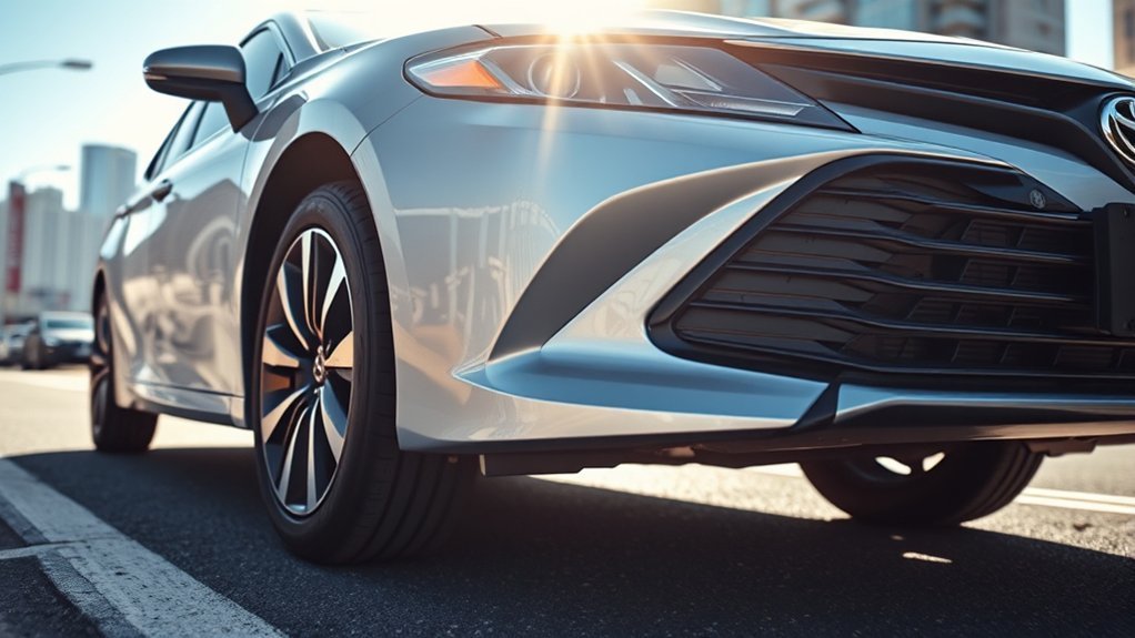 Worn Toyota Camry suspension components causing steering pull