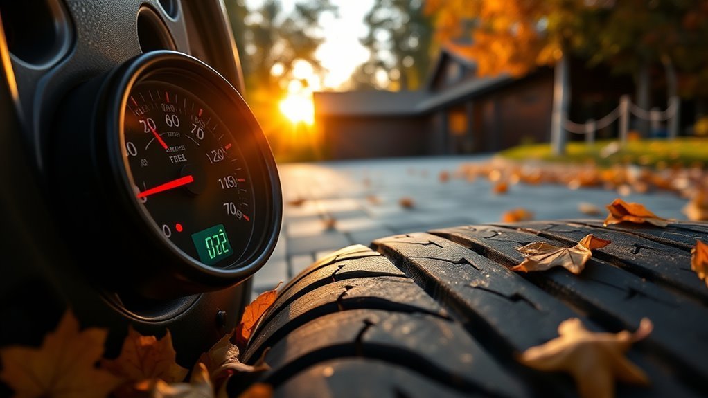 Tire Pressure Temperature Guide: 1–2 PSI Rule 2026 4 year-round tire pressure maintenance with tire gauge